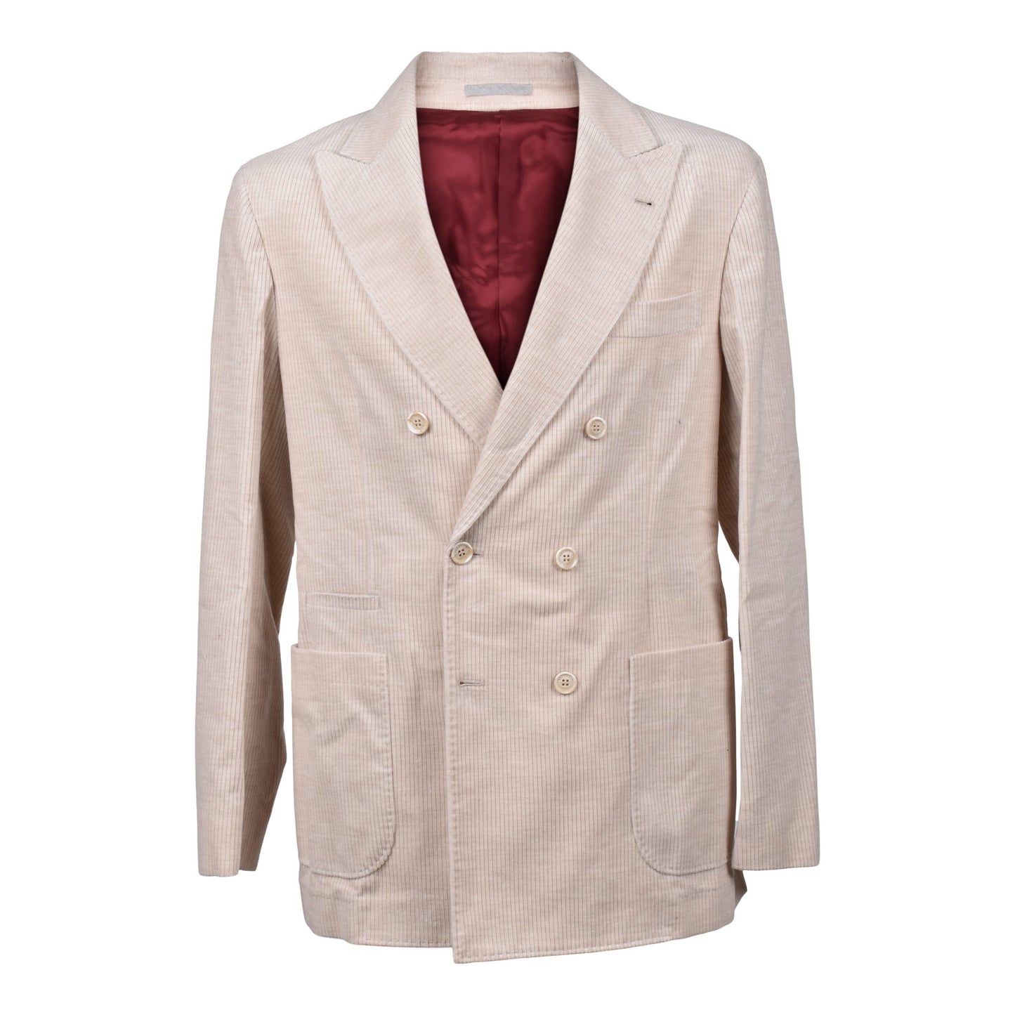Beige Cotton Blazer