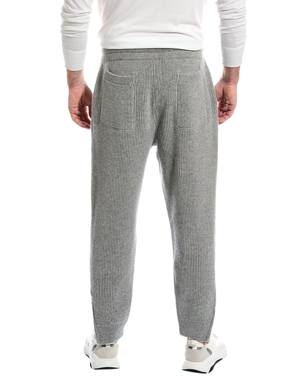 Gray Cashmere Joggers (Workout Pants)
