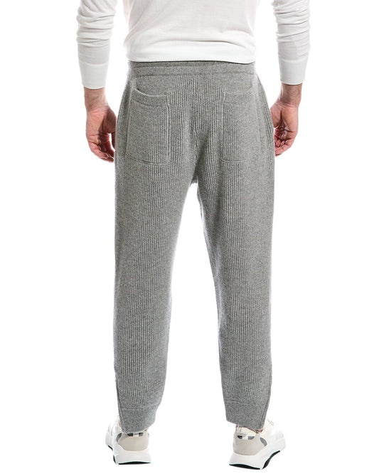 Gray Cashmere Joggers (Workout Pants)
