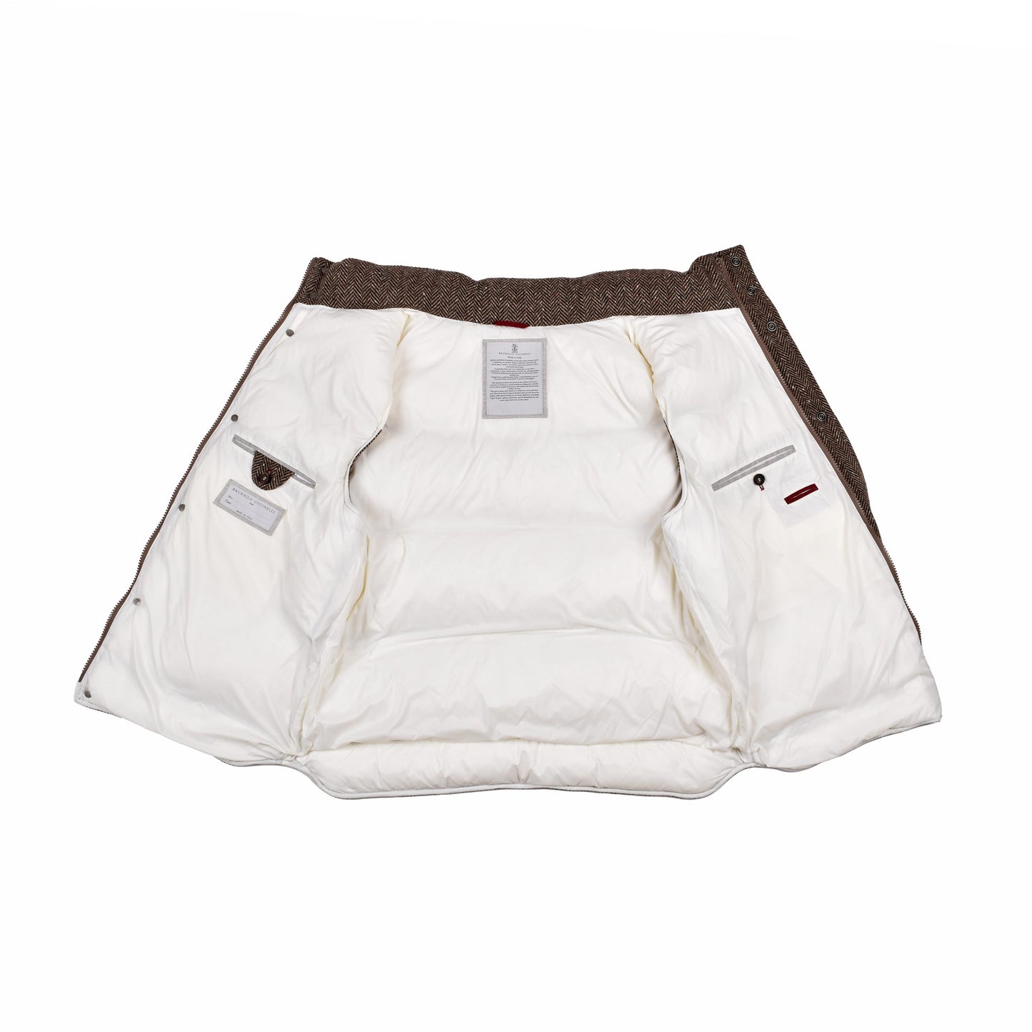 Brown Wool Sleveless Jacket