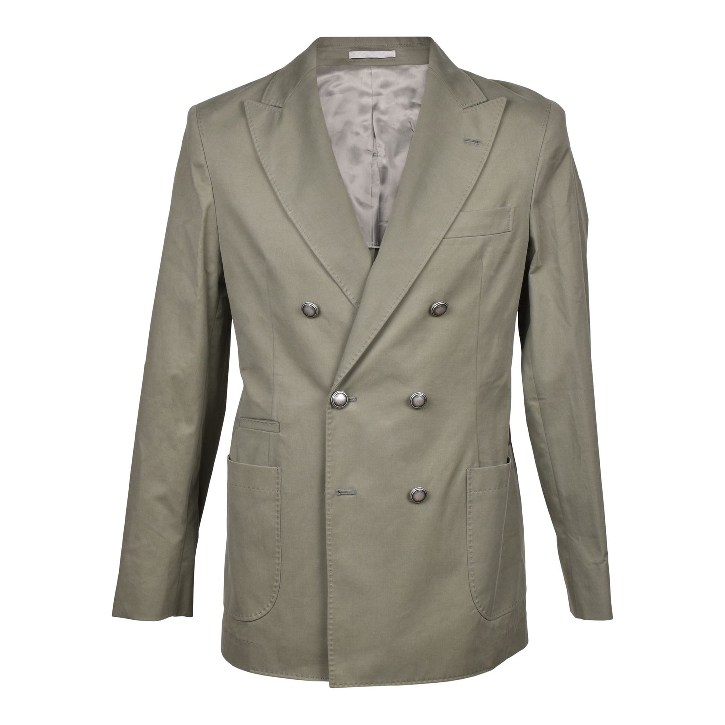 Green Cotton Blazer
