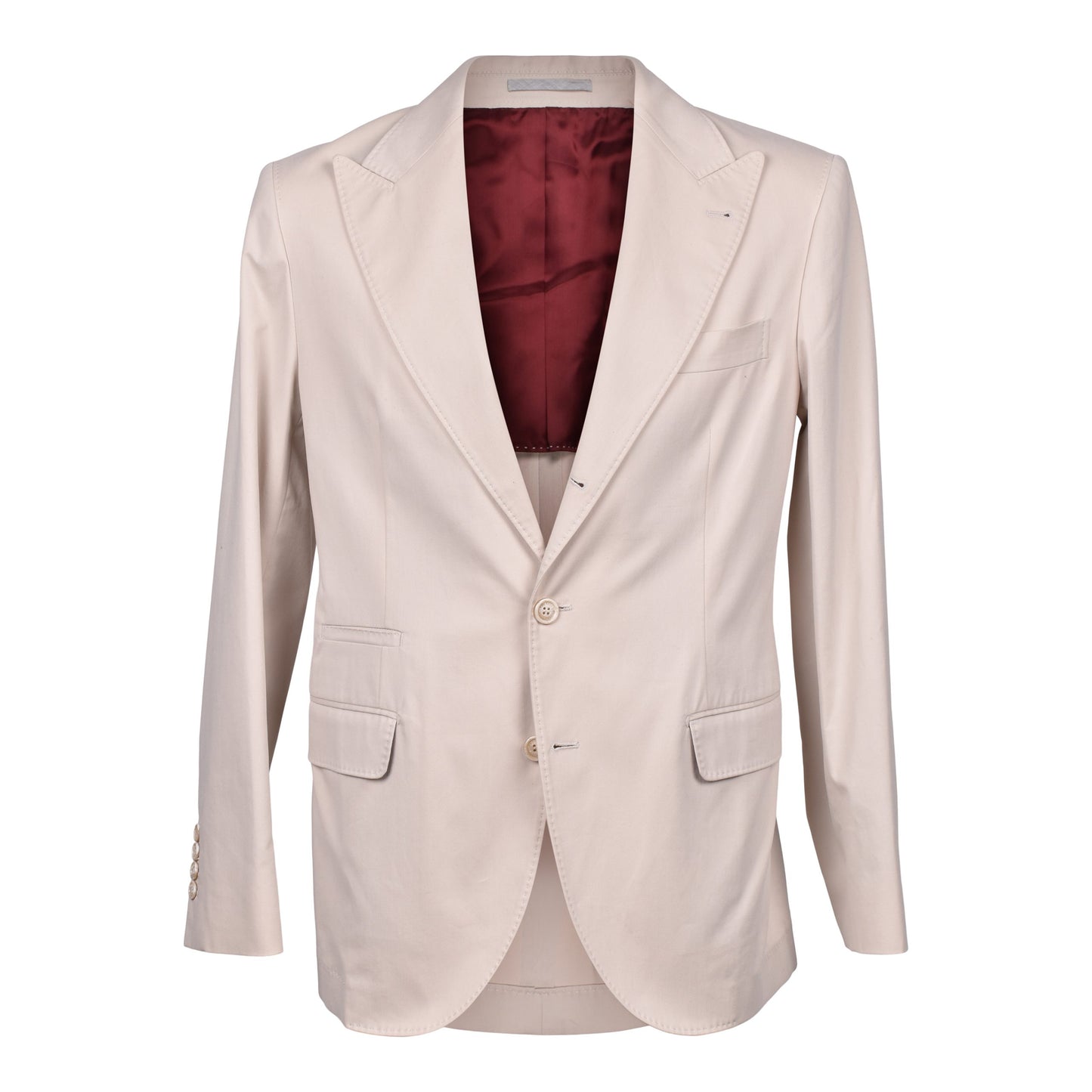 Beige Cotton Blazer