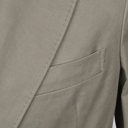 Green Cotton Blazer