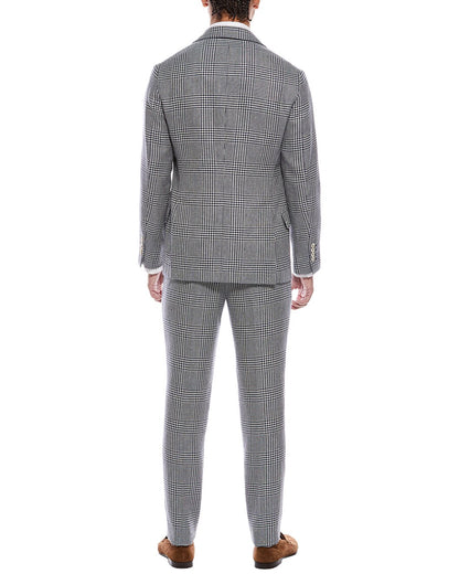 Blue Linen Two-Piece Suit