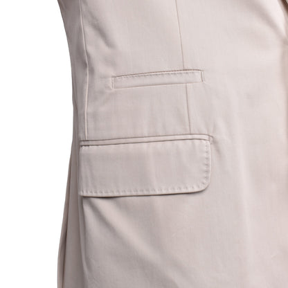 Beige Cotton Blazer