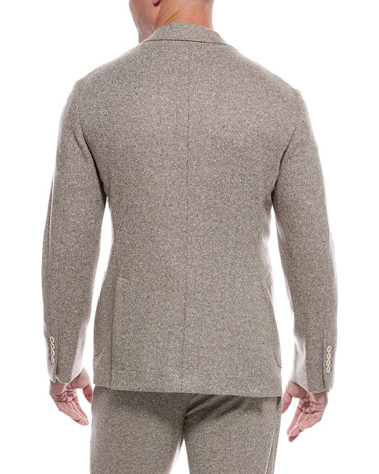 Brown Wool Two-Piece Suit