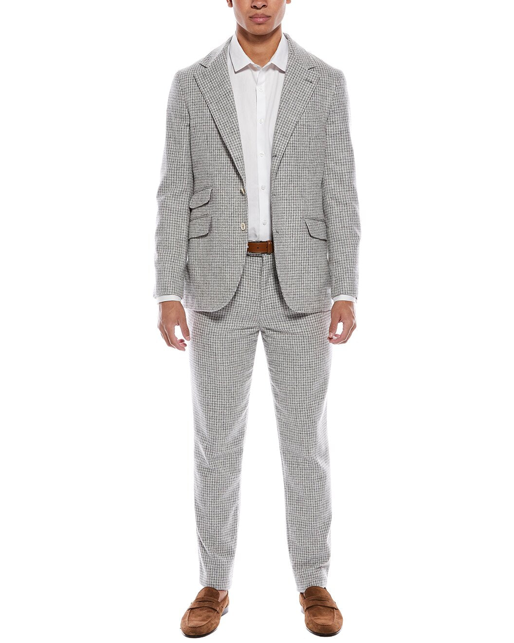 Pearl Leather Two-Piece Suit