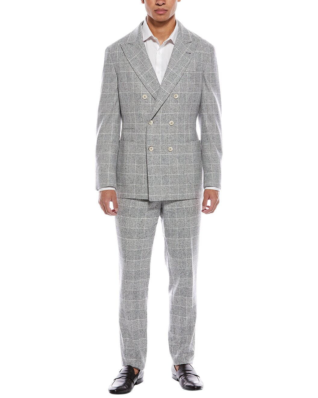 Pearl Silk Two-Piece Suit