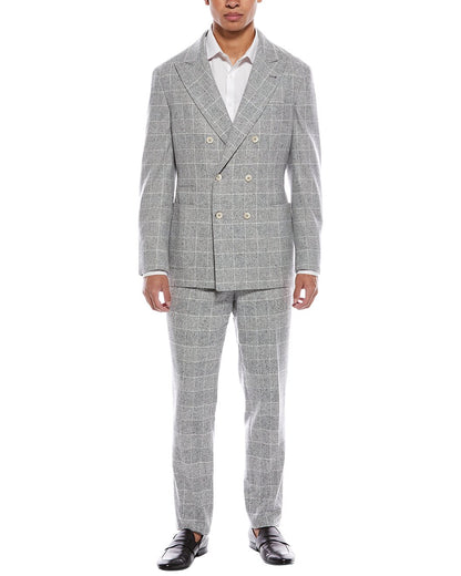 Pearl Silk Two-Piece Suit