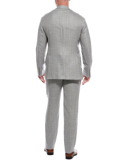 Gray Wool Two-Piece Suit