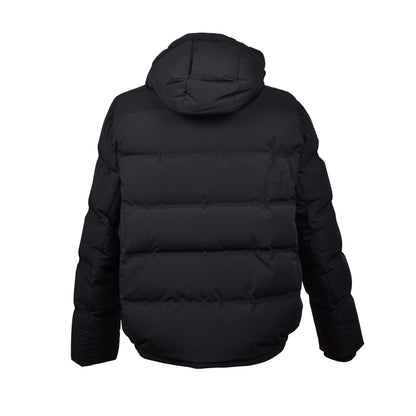 Black Polyamide Full-Length Jacket