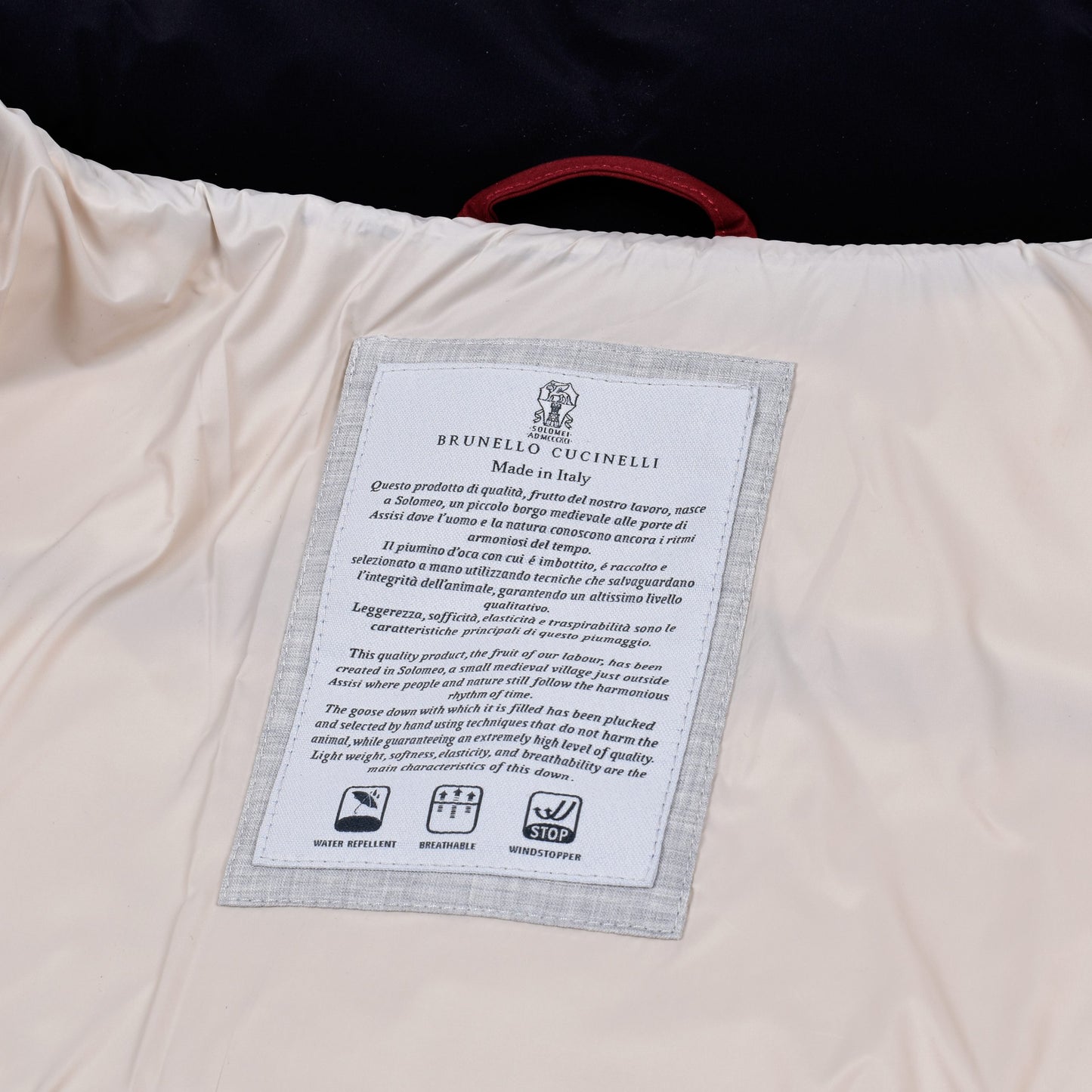 Black Polyamide Full-Length Jacket