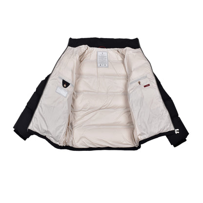 Black Polyamide Full-Length Jacket