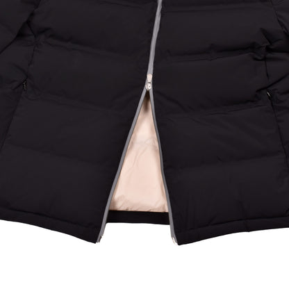 Black Polyamide Full-Length Jacket