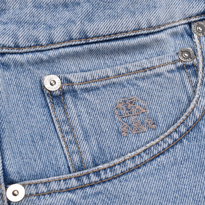 Blue Cotton Jeans Denim
