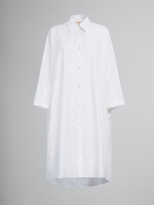 White Fibres Casual Dress