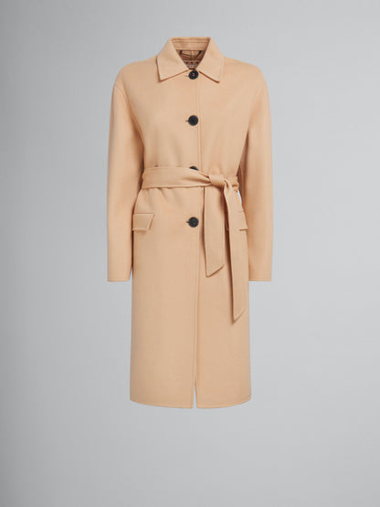 Brown Fibres Coat