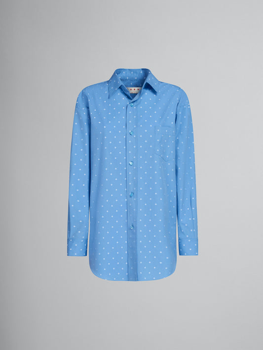 Blue Fibres Pattern Shirt