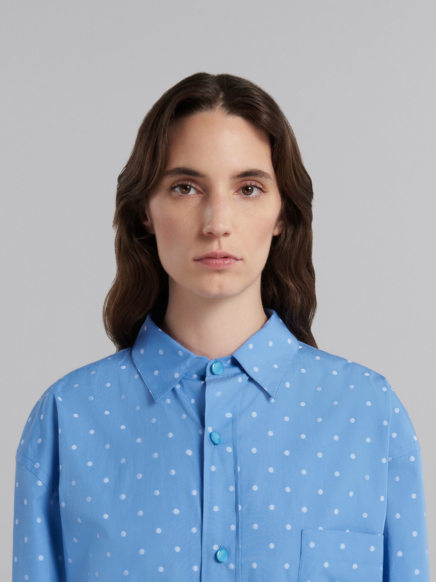 Blue Fibres Pattern Shirt