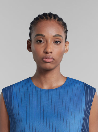 Blue Fibres Pattern Shirt