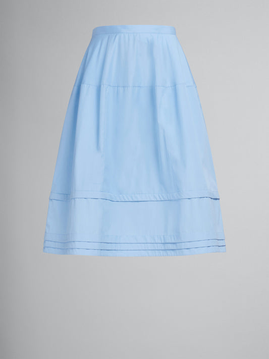 Blue Fibres Midi Skirt