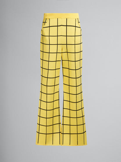 Yellow Fibres Flared Pants