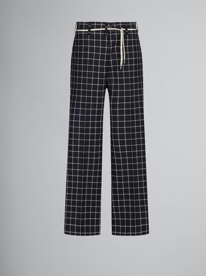 Black Fibres Casual Pants