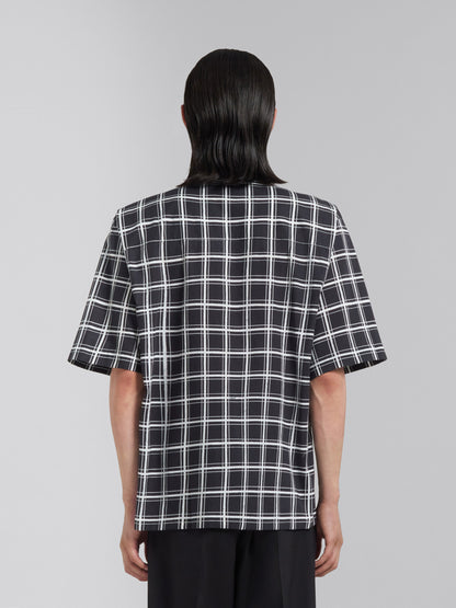 Black Fibres Pattern Shirt