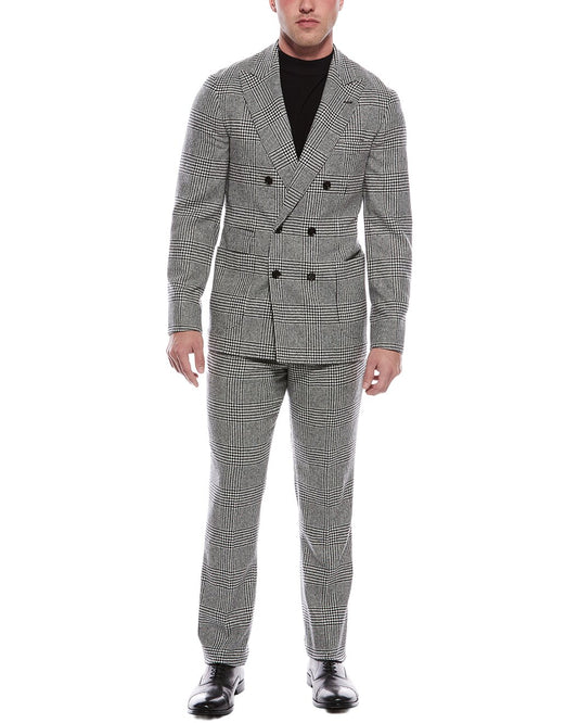 Gray Wool Suits And Blazer