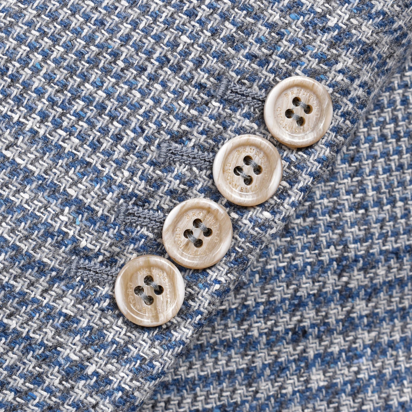 Light Blue Wool Two-Piece Suit