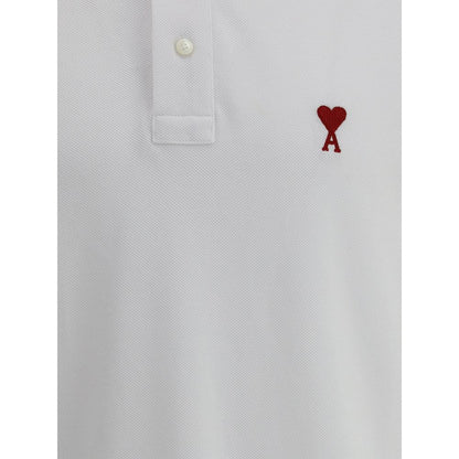 White Cotton Polo Shirt
