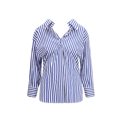 Blue Cotton Pattern Shirt