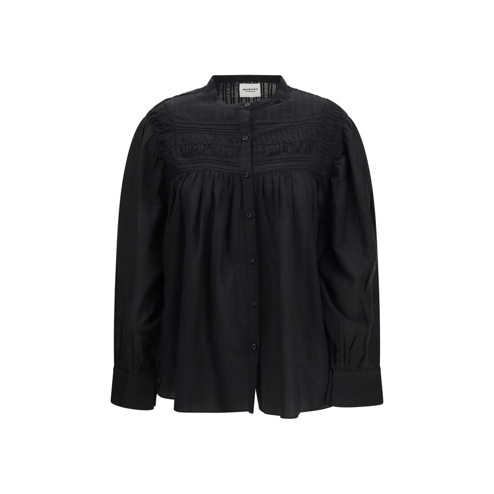 Black Cotton Dress Shirt
