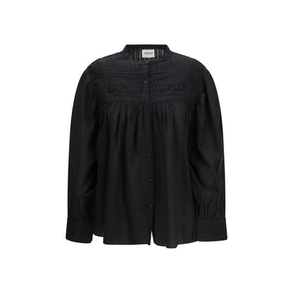 Black Cotton Dress Shirt