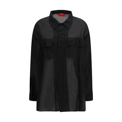 Black Lycra Dress Shirt