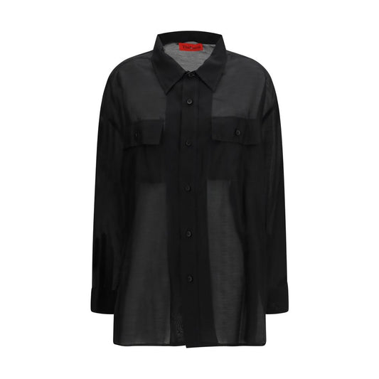 Black Lycra Dress Shirt