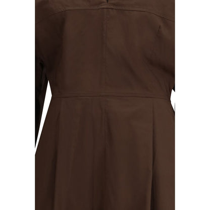 Brown Cotton Jumpsuit