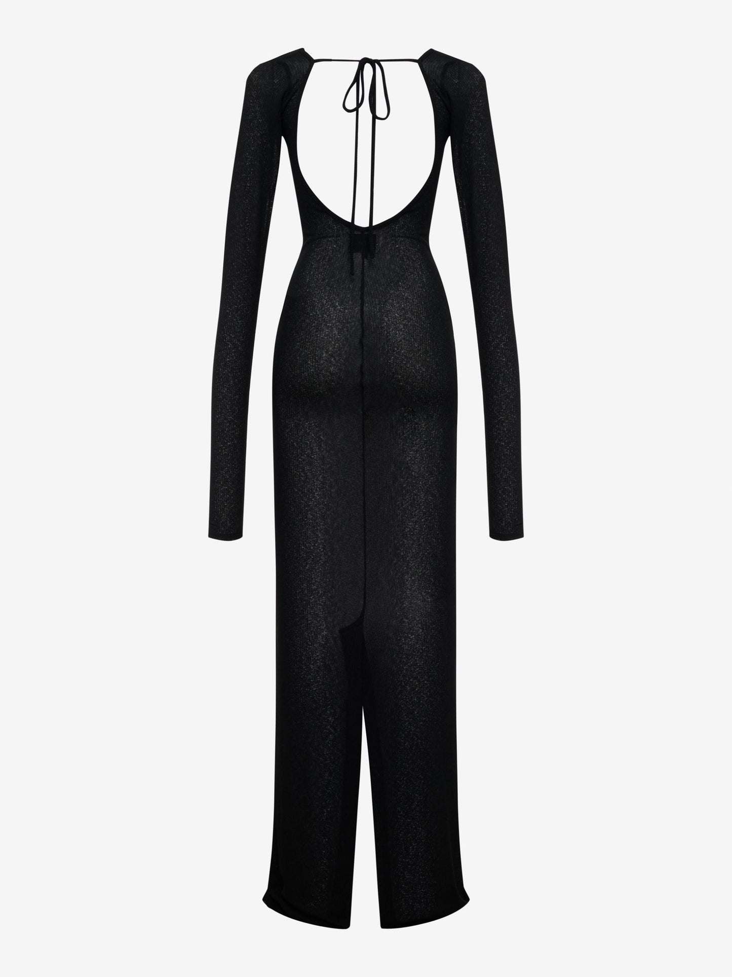 Black Rayon Casual Dress