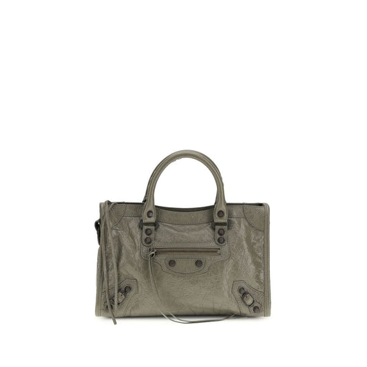 Gray Calf Leather Bos Taurus Shoulder Bag