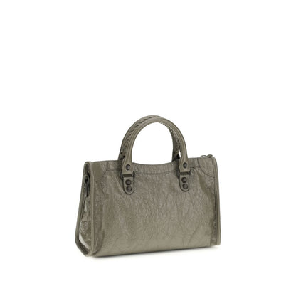 Gray Calf Leather Bos Taurus Shoulder Bag