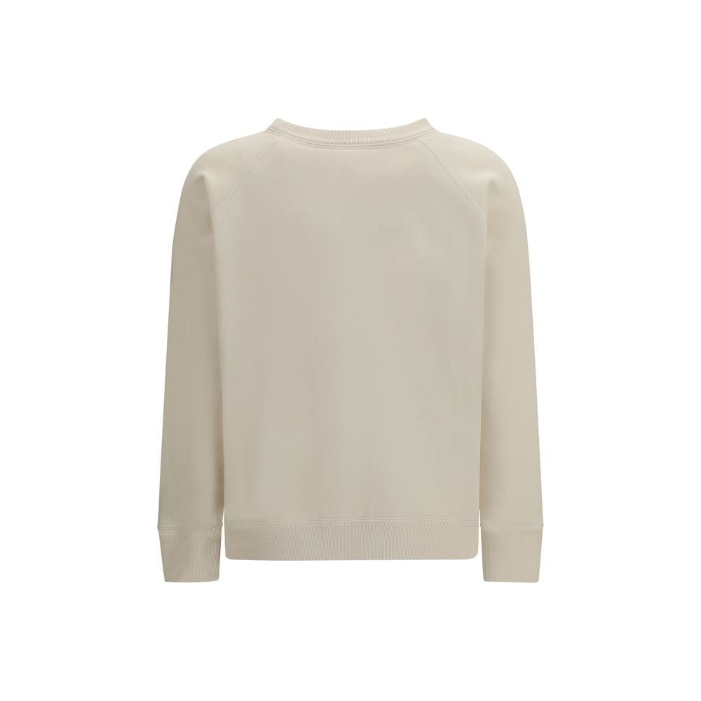 Beige Cotton Sweatshirt