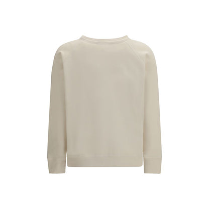 Beige Cotton Sweatshirt