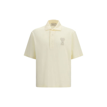 Beige Cotton Polo Shirt