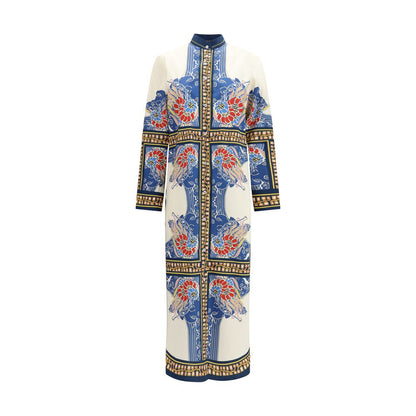 Multicolor Cotton Casual Dress