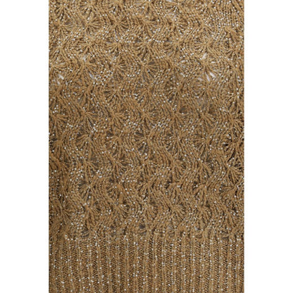 Beige Silk Sweatshirt