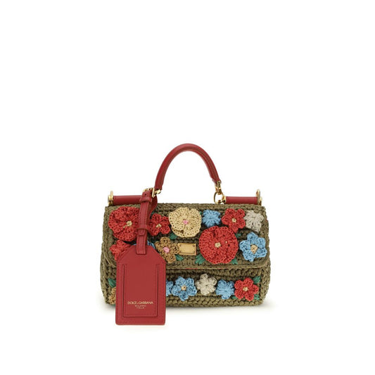 Multicolor Viscose Handbag