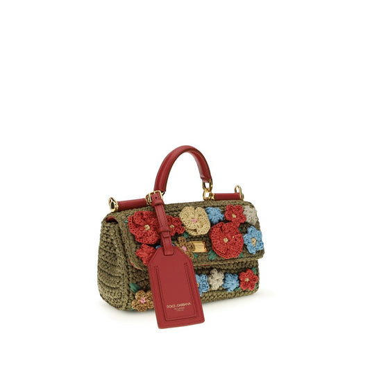 Multicolor Viscose Handbag