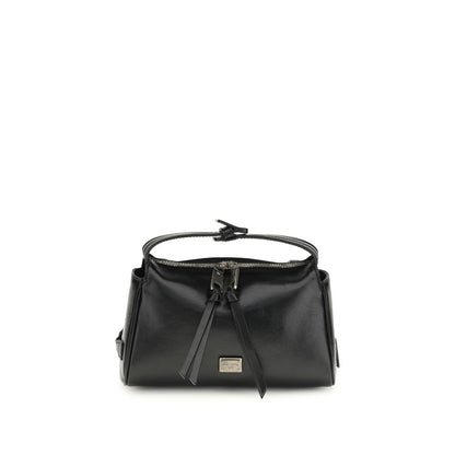 Black Calf Leather Bos Taurus Handbag