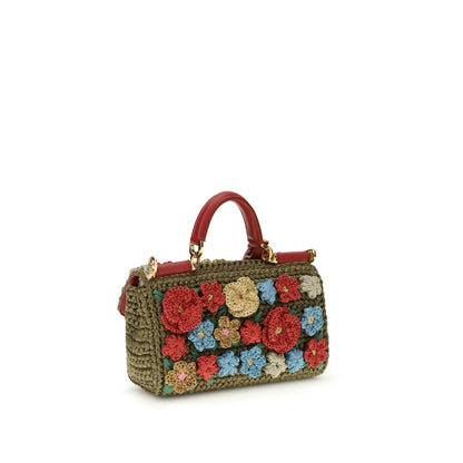 Multicolor Viscose Handbag