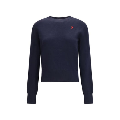 Blue Merino Wool Sweatshirt